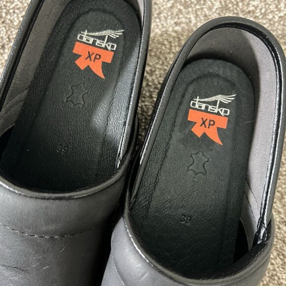 Dansko XP Clogs Black Leather Pro Work Shoe - Picture 11 of 12